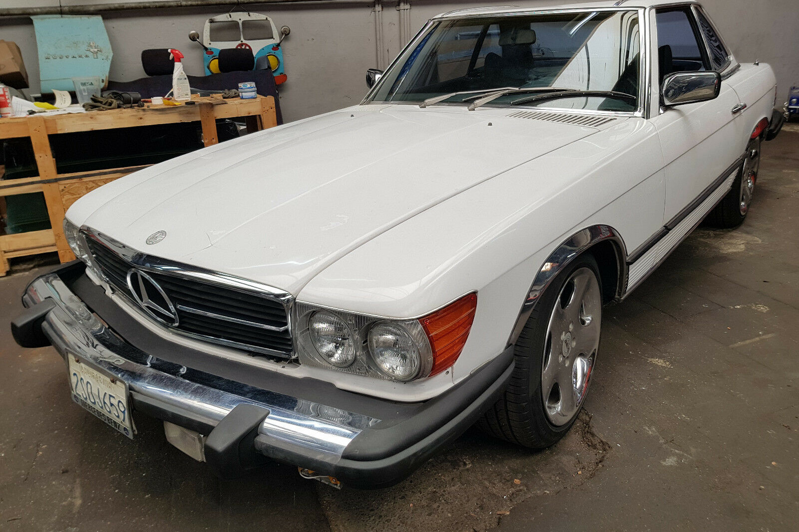 Mercedes Benz 79 SL 450 Cabriolet No rust Runs ...NicePrice ...